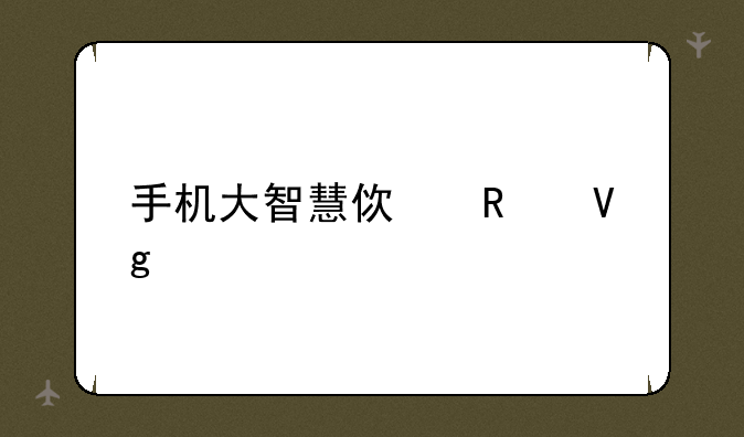 手机大智慧使用教程